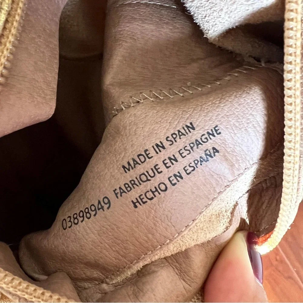 Free People Gold Essential Slouch Knee High Block Heel Boots Womens 37 - Picture 8 of 13